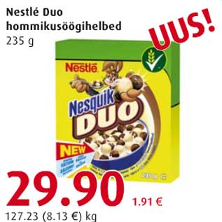 Allahindlus - Nestle Duo hommikusöögihelbed