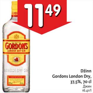 Allahindlus - Džinn Gordons London Dry,