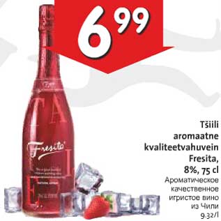 Allahindlus - Tšiili aromaatne kvaliteetvahuvein Fresita,