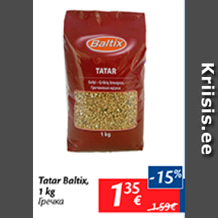 Allahindlus - Tatar baltix, 1 kg