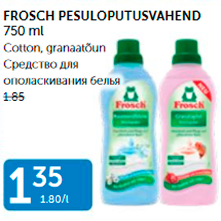 Allahindlus - FROSCH PESULOPUTUSVAHEND 750 ML