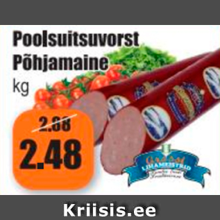 Allahindlus - Poolsuitsuvorst Põhjamaine kg