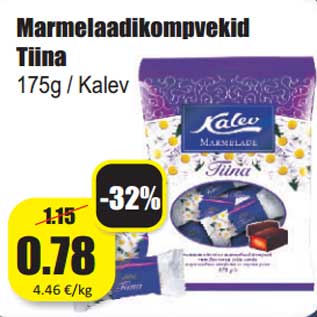 Allahindlus - Marmelaadikompvekid Tiina