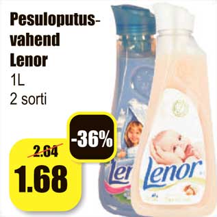 Allahindlus - Pesuloputus vahend Lenor - 1L