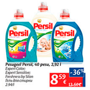 Allahindlus - Pesugeel Perlis, 40 pesu, 2,92 l