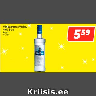 Allahindlus - Viin Saaremaa Vodka