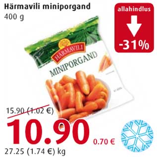 Allahindlus - Härmavili miniporgand