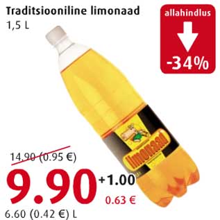 Allahindlus - Traditsiooniline limonaad