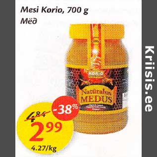 Allahindlus - Mesi Korio,700 g