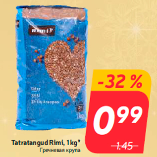 Allahindlus - Tatratangud Rimi, 1 kg*