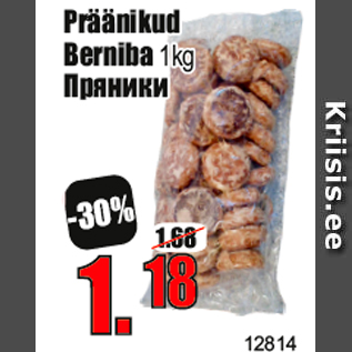 Allahindlus - Präänikud Berniba 1kg