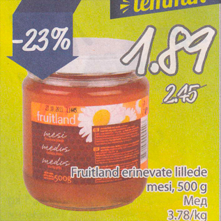 Allahindlus - Fruitland erinevad lillede mesi, 500 g