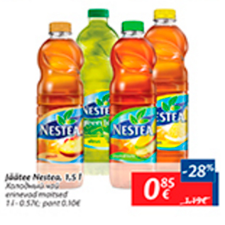 Allahindlus - Jäätee Nestea, 1,5 l