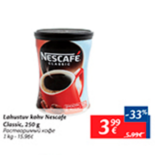 Allahindlus - Lahustuv kohv Nescafe Classic, 250 g