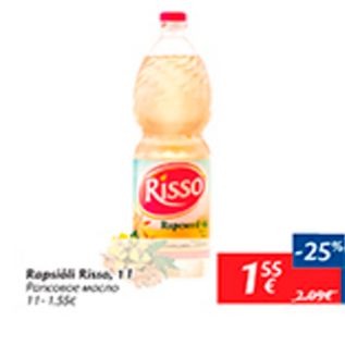 Allahindlus - Rapsiõli Rissa, 1 l