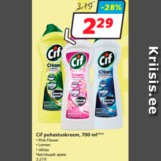 Allahindlus - Cif puhastuskreem, 700 ml***