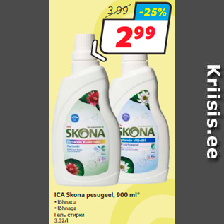 Allahindlus - ICA Skona pesugeel, 900 ml*