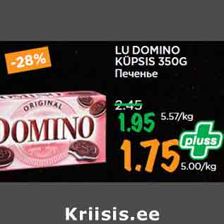 Allahindlus - LU DOMINO KÜPSIS 350G