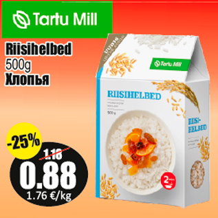 Allahindlus - Riisihelbed 500g