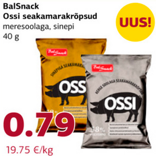 Allahindlus - BalSnack Ossi seakamarakrõpsud