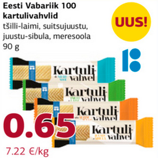 Allahindlus - Eesti Vabariik 100 kartulivahvlid