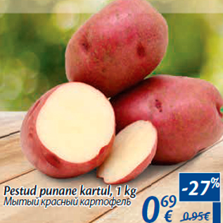 Allahindlus - Pestud punane kartul, 1 kg