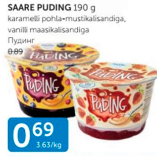 Allahindlus - SAARE PUDING 190 G