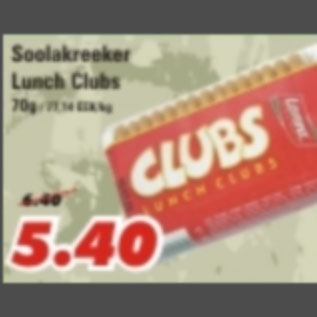 Allahindlus - Soolakreeker Lunch Clubs