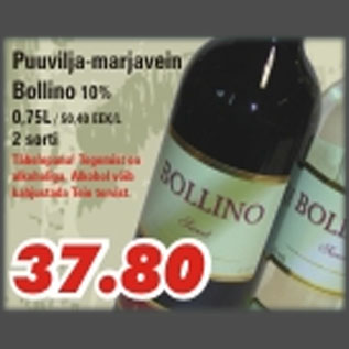 Allahindlus - Puuvilja-marjavein Bollino