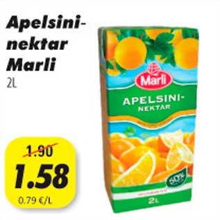 Allahindlus - Apelsininektar Marli, 2l