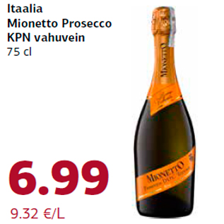 Allahindlus - Itaalia Mionetto Prosecco KPN vahuvein 75 cl