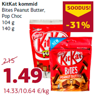 Allahindlus - KitKat kommid