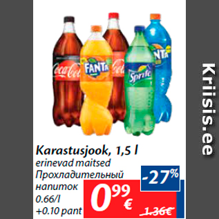 Allahindlus - Karastusjook, 1,5 l