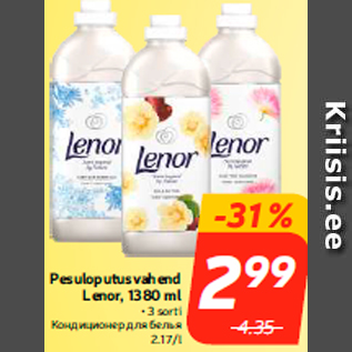 Allahindlus - Pesuloputusvahend Lenor, 1380 ml