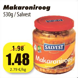 Allahindlus - Makaroniroog 530g / Salvest