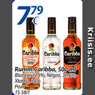 Allahindlus - Rumm Caribba, 500 ml