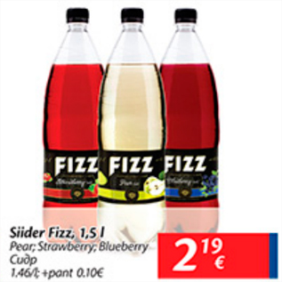 Allahindlus - Siider Fizz, 1,5 l