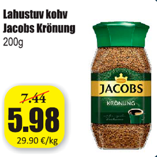 Allahindlus - Lahustuv Jacobs Krönung 200 g