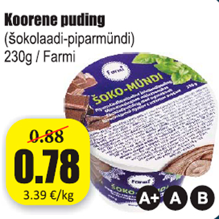 Allahindlus - Koorene puding