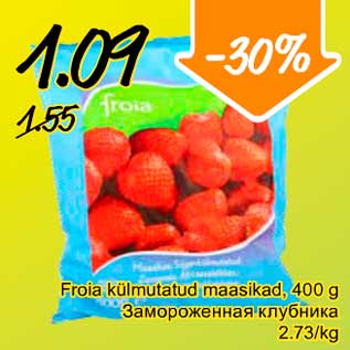 Allahindlus - Froia külmutatud maasikad, 400 g