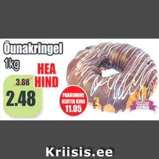 Allahindlus - Õunakringel 1 kg