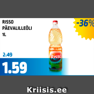 Allahindlus - RISSO PÄEVALILLEÕLI, 1 L