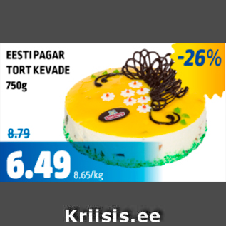 Allahindlus - EESTIPAGAR TORT KEVADE