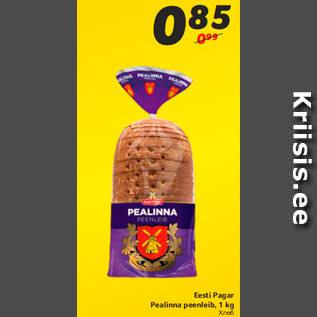 Allahindlus - Eesti Pagar Pealinna peenleib, 1 kg