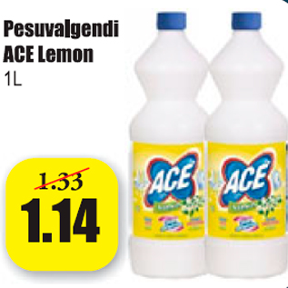 Allahindlus - Pesuvalgendi ACE Lemon 1 l