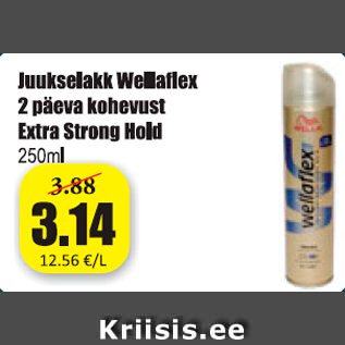 Allahindlus - Juukselakk Welaflex 2 päeva kohevust Extra Strong Hold 250 ml