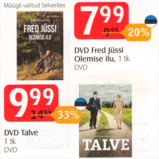 Allahindlus - DVD Fred Jüssi Olemise ilu, 1 tk