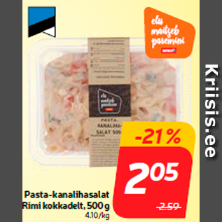 Allahindlus - Pasta-kanalihasalat Rimi kokkadelt, 500 g