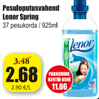 Allahindlus - Puhastusvahend Lenor Spring