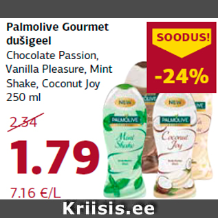 Allahindlus - Palmolive Gourmet dušigeel